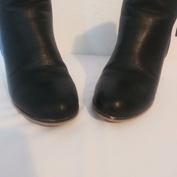 Apt 9 women's size 8 1/2 Black High Heel Ankle Boots - Picture 11 of 12